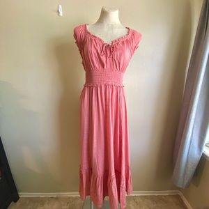 Pink Flowy Dress
